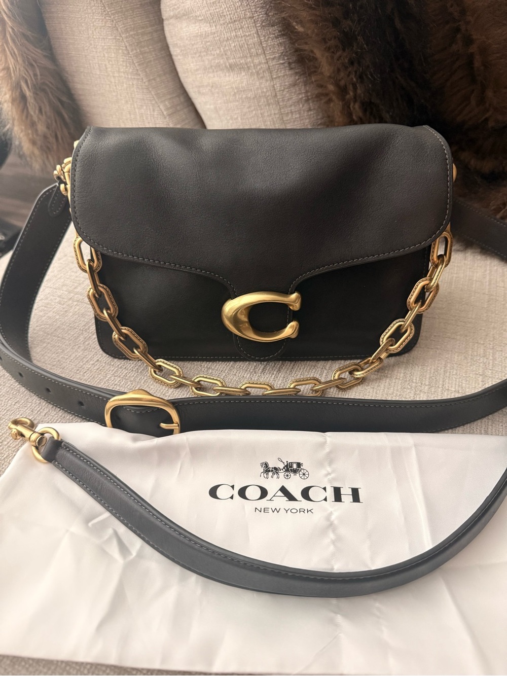 Coach Chain Tabby Shoulder